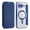 Adequado para Google Pixel9A Capa Magnética de Couro Gold Shield com Porta-Cartão e Capa Protetora 10A Capa Magnética para Celular