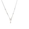 Super Hada Zirconio Hueco Mariposa Perla Collar Borla Pequeña Moda Temperamento Cadena Clavícula Accesorios para Mujer Gargantilla