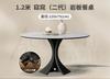 Mesa de comedor de madera maciza para el hogar, redonda, moderna, sencilla, ligera, de lujo, estilo francés, estilo francés (2024)