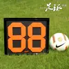 Nova placa de substituição de futebol ao ar livre placar de futebol placa de número de futebol dupla face display 2 placar