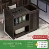 Mesa de Chá Pequena Móvel para Casa Mesa de Chá Madeira Maciça Carrinho de Chá Chaleira de Água Armário de Chá Integrado com Rodas Mesa Lateral de Chá Bandeja de Chá Kung Fu
