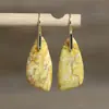 Brincos Pendentes Artísticos Retrô Naturais Imperador Geométricos Coloridos Elegantes Elegantes Elegantes Brincos Brincos Femininos