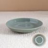 Tigela Cerâmica para Pet com Tapete de Silicone, Tigela de Comida Osso de Peixe Pata de Gato, Prato de Refeição para Gato, Tigela Antiderrapante para Gato, Tigela para Gato, Atacado Transfronteiriço