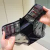Bragas de Encaje Satinado Dulce Francesas para Niñas Deseo Puro Malla Sexy Entrepierna de Algodón Puro Tangas para Mujer Nuevo Estilo
