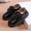 Zapatos de piel para niño 2026 modelo nuevo primavera y otoño estilo británico para niño zapatos individuales para bebé suela suave antideslizante zapatos para niño pequeño elegantes para niños pequeños