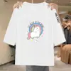 Ropa de maternidad con descuento de comercio exterior transfronterizo, camiseta de manga tres cuartos básica de verano de talla grande que reduce la edad, camiseta holgada de manga corta, versátil