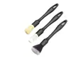 Cepillo para Limpieza de Interiores de Coche Cepillo Detallador Cepillo para Aire Acondicionado de Coche Cepillo para Ranuras Cepillo Suave Herramientas de Belleza para Coche