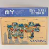 Imanes de Nevera Metálicos de Nanning, Souvenirs Turísticos Populares de Guangxi, Imanes de Nevera Culturales y Creativos de Check-In de Ciudad de Viaje