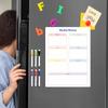 CT811 Cross-border Magnetic Refrigerador Adesivo Soft Magnetic Erasable Writing Pen Plano Mensal Plano Semanal Bloco de notas com magnético sem cola