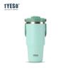 Tyeso Nuevo Bolso de Gran Capacidad Vaso Termo Deportivo para Exteriores para Coche para Mantener el Frío Vaso para Café de Doble Bebida