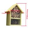Casa de Insectos de Madera, Casa para Abejas, Hotel para Insectos Pequeños Puede Proporcionar Accesorios para Casa de Insectos Listos para Usar y Kits de Materiales para el Marco