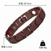 Bestseller transfronterizo: Pulsera magnética para hombre de 13 colores hecha de aleación de zinc, unisex, moderna y versátil, no se decolora, venta al por mayor