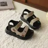 Sandálias de Verão para Meninos, Sandálias Esportivas Respiráveis com Solado Macio Antiderrapante para Crianças, Sapatos para Bebês de 3 a 6 Anos, Sapatos Leves para Praia