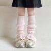 Calcetines para Niñas Cubre Otoño e Invierno Encaje Calcetines Apilados Gruesos Cuerno Pantorrilla Estilo Ballet Estilo Coreano Calcetines Largos Apilados para Niñas