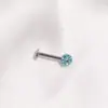 Bolinha de lama flash anel labial unha anel de lábio anel S cravo de osso da orelha anel de ferradura Shambhala bola de diamante decoração labial fábrica direta piercing
