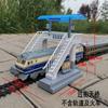Accesorios de Escena de Pista Cueva Cruce Ferroviario Estación Bloqueo de Carretera Juguete para Niños Modelo de Tren Eléctrico Niño