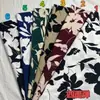 Tela Chifón Estampada Elástica en Cuatro Direcciones Venta al por Mayor Multi-Color Estilo Primavera y Verano Tela para Ropa Falda de Dobladillo Ancho Camisa de Chifón