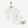 Conjunto de Ropa de Verano para Bebé Delgado de Manga Corta para Niños Niñas Dividido Algodón para Niños Ropa de Bebé Verano