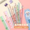 Set de Lápices de Dibujos Animados Set de Cinco Piezas Regalos para Niños Útiles Escolares Regalos de Recompensa para Estudiantes de Jardín de Niños Regalos de Vacaciones