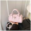 Bolso Boston de Moda Coreana Transfronterizo de Gama Alta con un Lazo Femenino, Adecuado para el Viaje Diario, Se Puede Usar como Bolso de Mano o Bolso de Hombro/Cruzado