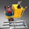 En stock, suministro de pequeña máquina cortadora hidráulica eléctrica de 6 caballos de fuerza, máquina cortadora de rocas y máquina cortadora de concreto de 8 caballos de fuerza.