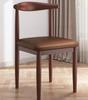 Silla Escritorio Hogar Silla de Esquina Simple Hotel Imitación Madera Maciza Aprendizaje en Casa Dormitorio Hierro Silla de Comedor Restaurante Dream Source