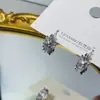 Diseño Artesanal, Lujo Ligero, Pendientes de Circonita Súper Brillantes de Amor Dulce y Fresco, Pendientes Femeninos, Modernos, Sencillos y Versátiles