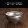Tazón de Arroz Retro de Acero Inoxidable, Tazón para Kimchi, Tazón Viejo para Sopa, Tazón Roscado, Tazón Pequeño para Niños, Tazón para Fideos, Tazón para Salsa de Hot Pot