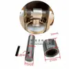 Carretilla hidráulica para palets rueda de rodillo marco de rueda accesorios toro de suelo horquilla manual eje de pasador rueda doble conexión francesa clip de eje placa de tres eslabones