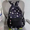 Mochila Fofa de Cachorro Cartoon com Canto de Estrela Azul Gelo para Estudantes, Estilo Japonês, Versátil para Escola, Compras e Viagem
