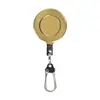 Portatarjeta de Identificación Metálico Retráctil, Insignia de Empleado, Llavero Extractor, Fácil de Retraer, En Stock