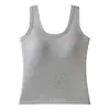 Camisola acolchada de venta cruzada más vendida para mujer, top base versátil de verano talla grande ajustado para usar por dentro y por fuera