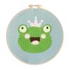 Bordado de Unicornio de Dibujos Animados Poke Frotado Ruso Show Bordado Hecho a Mano Bolsa de Materiales diy Bordado con Aguja Lana Poke Poke Le