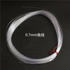Accesorios de joyería DIY de fábrica, pulsera, collar, hilo de pescar con cuentas, hilo de pescar transparente, hilo de pescar de cristal, hilo de pescar no elástico