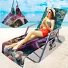 Funda Exclusiva Transfronteriza para Silla de Playa Bolsa para Silla de Playa de Microfibra Impresión Digital 3D Serie Marina Desde Una Pieza