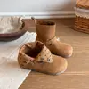 Botines Cortos Plegables Bidireccionales Estilo Retro para Niñas 2026 Otoño/Invierno Nuevo Estilo Niñas Niñas Botas de Piel Princesa Meilade