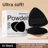 Esponja de Polvo Negra Piña Esponja Almohadilla Malvavisco Base Líquida Corrector Esponja de Maquillaje de Doble Uso Seco y Húmedo Caja de Esponjas Set