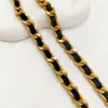 Suministro Directo de Fábrica de Bolsos de Cadena de Aluminio Tejidos de Terciopelo con Correas de Hombro, Accesorios DIY para Ropa, Cadenas Decorativas Hechas a Mano al por Mayor