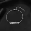 Comercio exterior transfronterizo pequeños productos básicos acero inoxidable corte doce constelaciones pulsera femenina lujo ligero nicho joyería de mano no se decolora