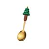 Juego de Vajilla Navideña al por Mayor Transfronterizo Muñeco Grande de Papá Noel Cuchara Tenedor Vajilla Linda Infantil Caja de Regalo