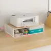 Soporte para impresora, organizador de archivos de escritorio para oficina, organizador de documentos de papel A4, estante de archivos para escritorio de oficina