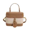 Elegante Bolso Cruzado Pequeño Estilo Coreano Versátil Bolso de Mano Nuevo Verano 2025 Bolso Cruzado Cuadrado Estilizado para Mujer