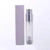Botella de recarga de perfume de llenado inferior del fabricante 5ml botella de spray de viaje portátil patrón de diamante prensa botella hidratante de maquillaje