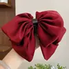 Pinza de Clip con Lazo de Malla y Gypsophila para Bebé, Pasador de Pelo de Gama Alta para Cola de Caballo Baja, Accesorios para el Cabello en la Parte Posterior de la Cabeza