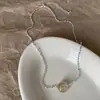 Collar y Pendientes de Piedra Natural Estilo Étnico Retro para Mujer, Lujo Ligero, Tendencia de Moda de Gama Alta, Cadena para el Cuello, Cadena para la Clavícula