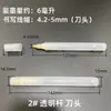 Tubo de Pluma Vacío Accesorios para Pluma de Pintura, Tipo Válvula de Presión, Recargable, Tubo de Pluma Vacío, Marcador, Pluma para Pizarra Blanca, Marcador en Blanco