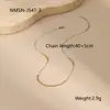 Moda Cruzada Europeia e Americana Ins Combinação de Cores Dourado e Prata Corrente Colar de Aço Inoxidável Brincos com Franja Pulseira Joias de Mão Venda por Atacado