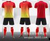 Traje de fútbol masculino estampado para adultos y niños, traje de entrenamiento de competición, uniforme de equipo para estudiantes de primaria, camiseta deportiva de fútbol de manga corta para mujer