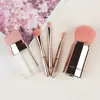 Set de brochas de maquillaje de 5 piezas para viajes transfronterizos, brocha para polvo suelto 5 en 1 desmontable, brocha para sombras de ojos, borla de maquillaje, herramienta de esponja de belleza