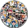48 Adesivos de Vilões Japoneses para Mestrado em Tempo Integral Material para Caderno Desenho Adesivos para Decoração de Celular Laptop